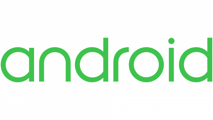 Android wordmark Logo 2014-2019