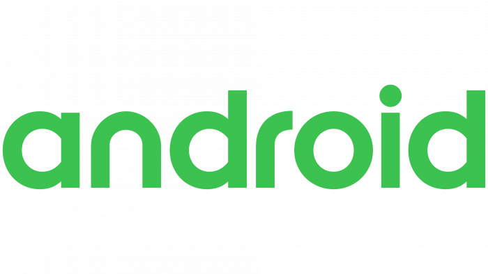 Android wordmark Logo 2017-2019