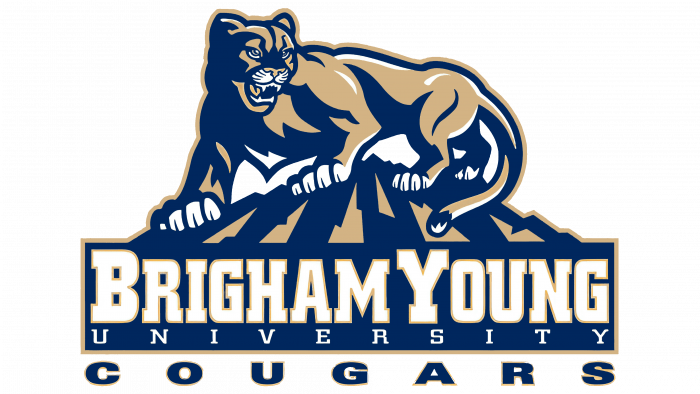 Brigham Young Cougars Logo 1999-2004