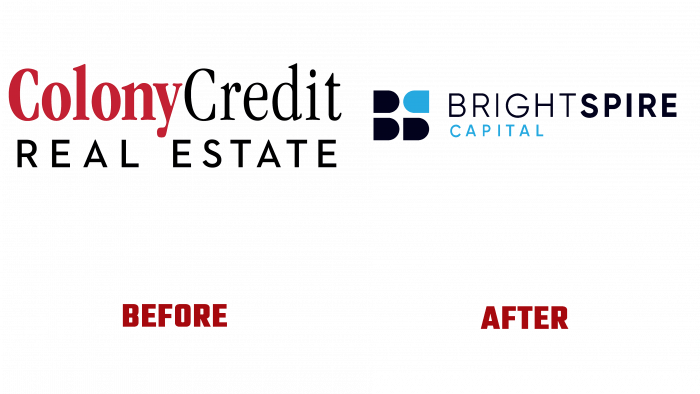 BrightSpire Capital Before and After Logo (history)