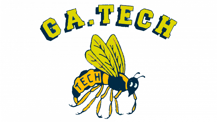 Georgia Tech Yellow Jackets Logo 1969-1977