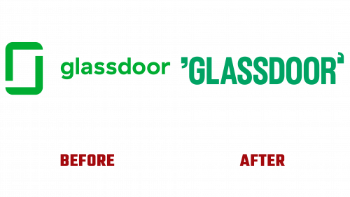 Glassdoor Logo Evolution (history)