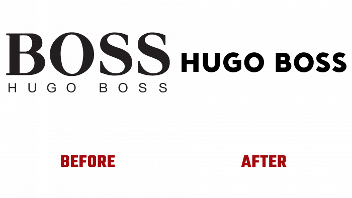 hugo boss logo change