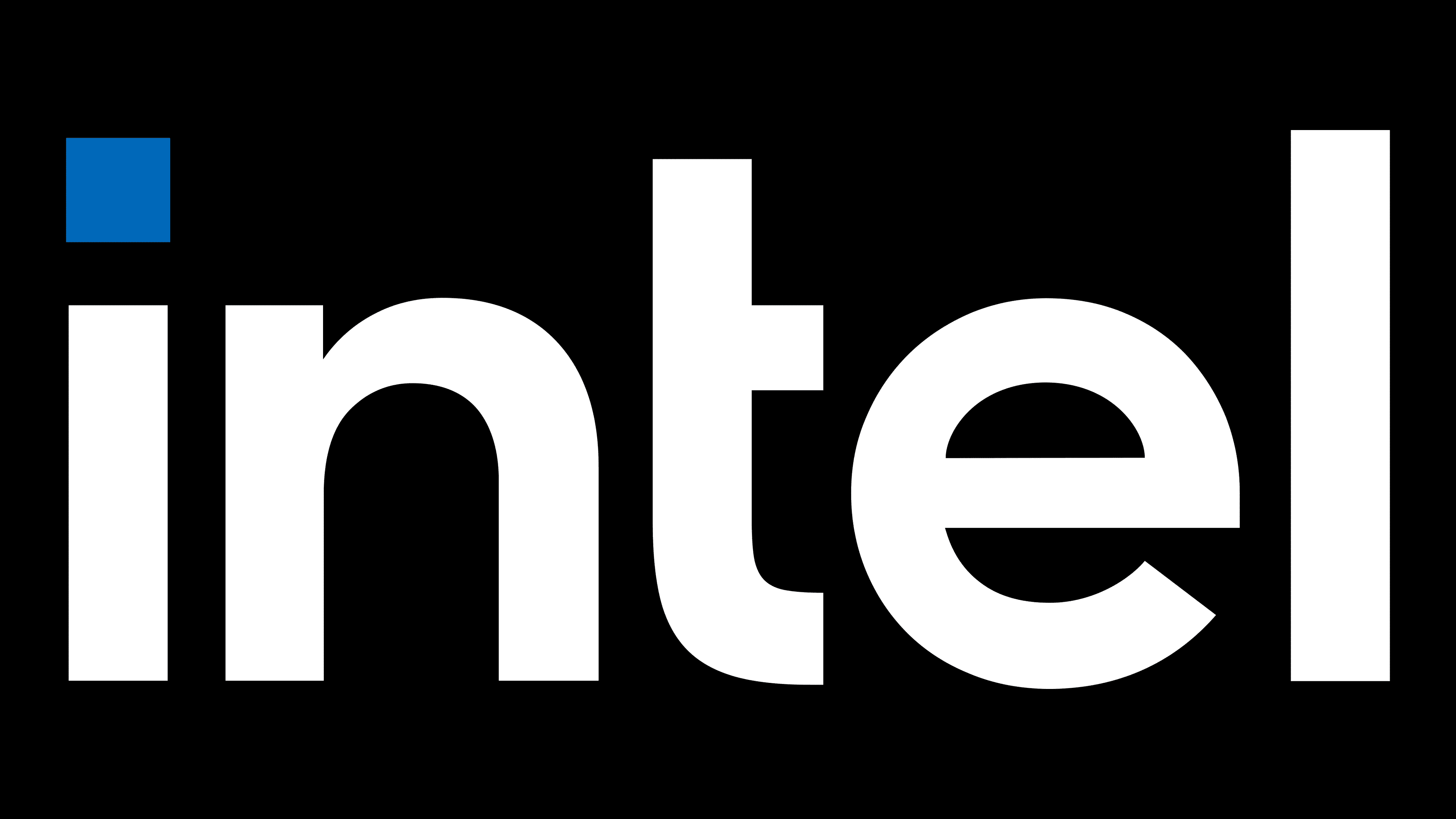 intel logo white png