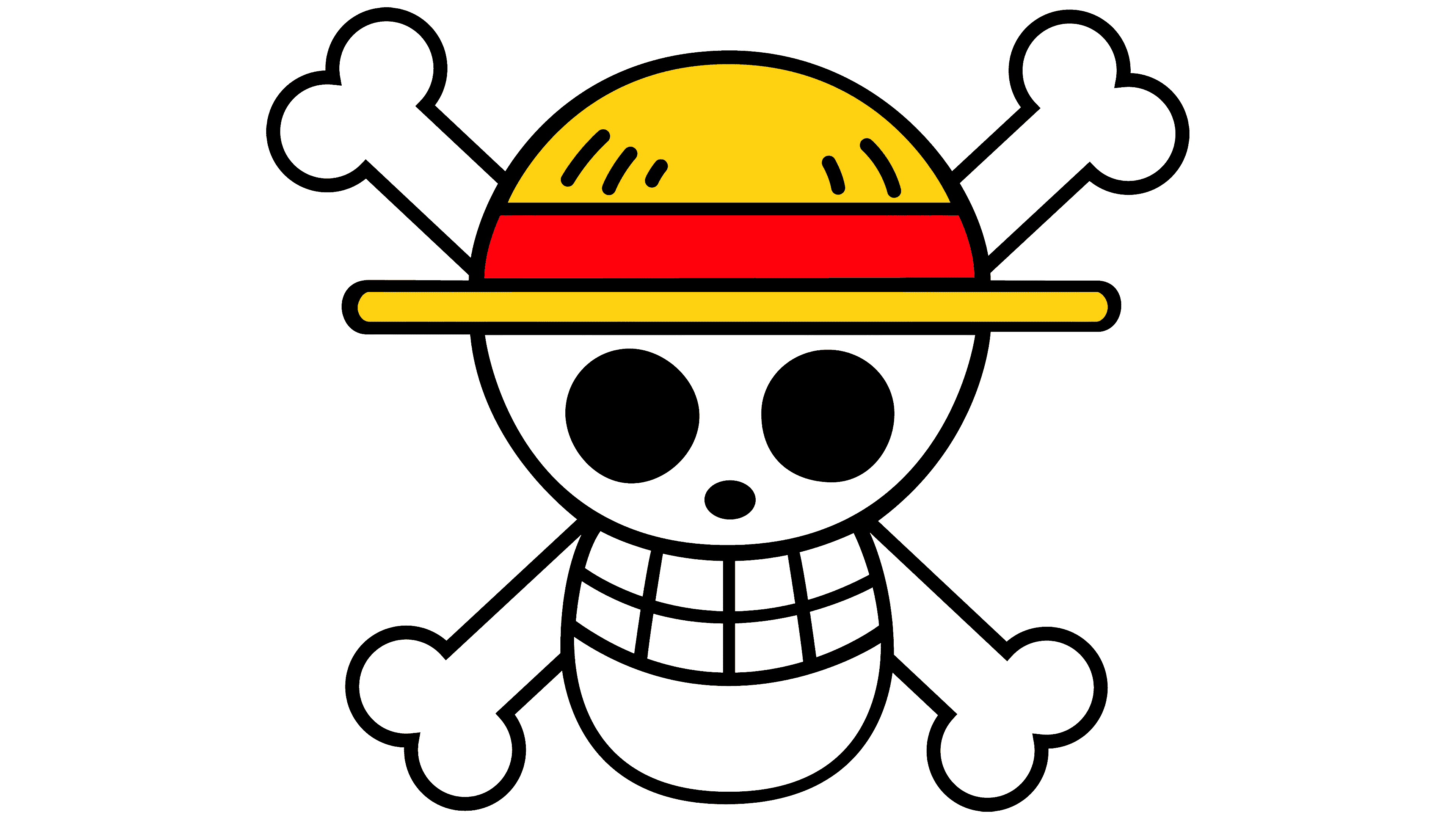 One Piece Skull Logo Anime Wallpaper 2k Quad HD ID4013