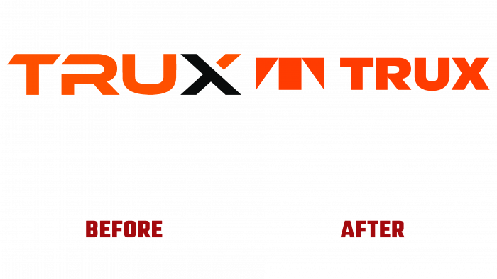 Trux Before and After Logo (history)