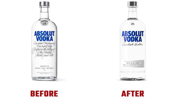 Absolut Before and After Logo (history)