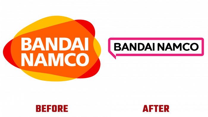 Bandai Namco Before and After Logo