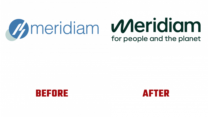 Meridiam Before and After Logo (history)