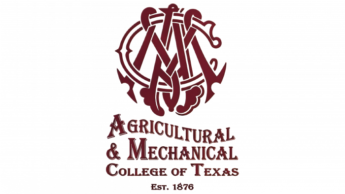 Texas A&M Aggies Logo 1876-1907