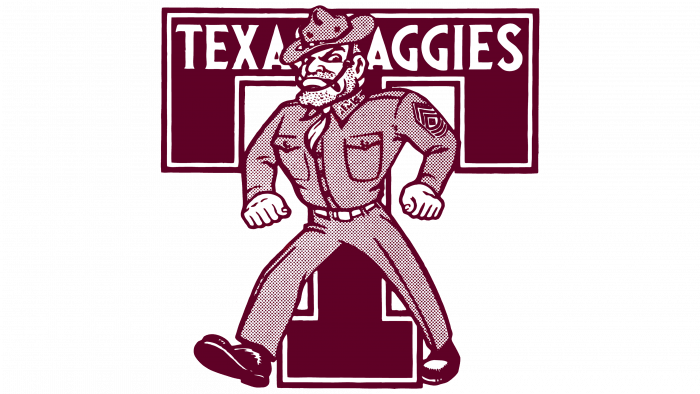 Texas A&M Aggies Logo 1972-1980