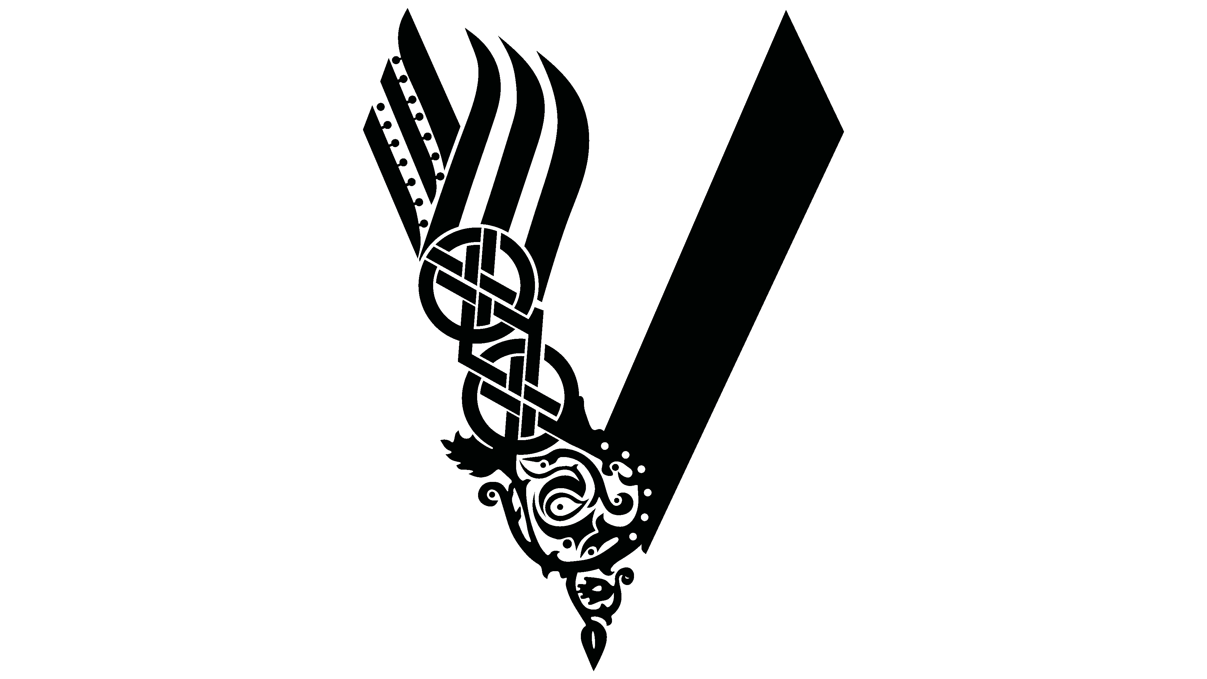 Vikings V Logo History Channel