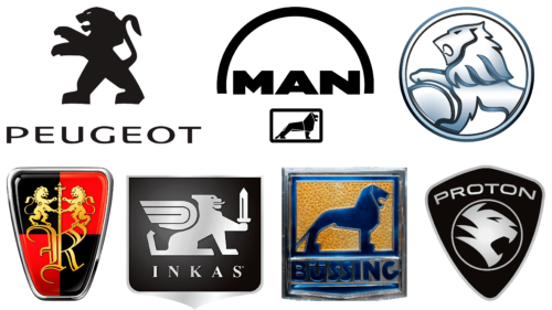 Car Logos with Lions