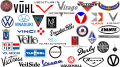 Cars brands and logos that start with V