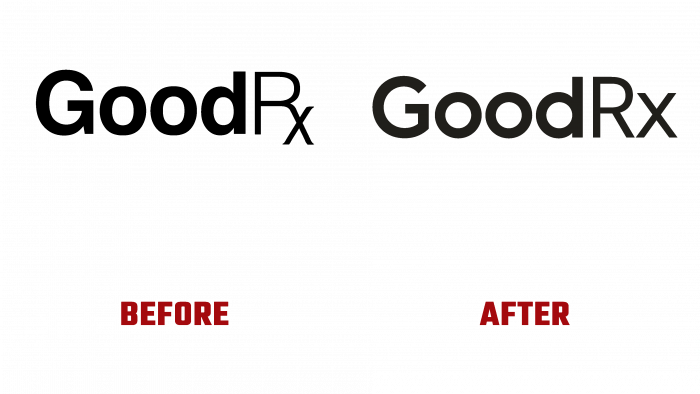 GoodRX Before and After Logo (history)