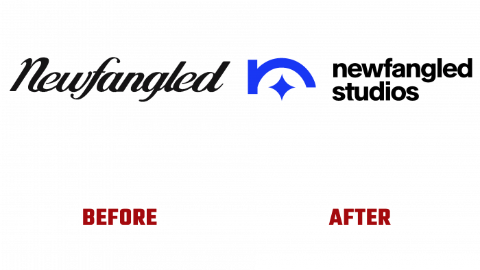 Newfangled Studios Before and After Logo (history)