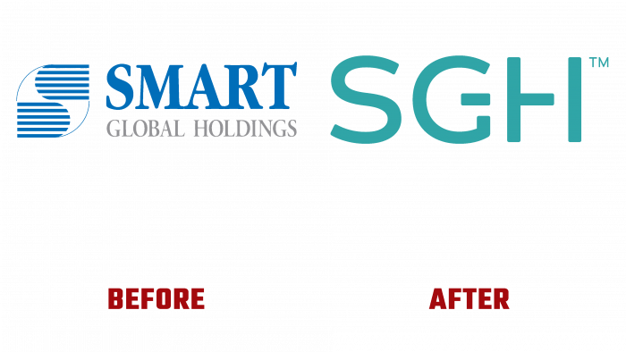 SMART Global Holdings (SGH) Before and After Logo (history)