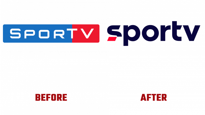 SporTV Before and After Logo (history)