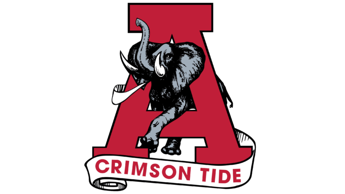 Alabama Crimson Tide Logo 1974