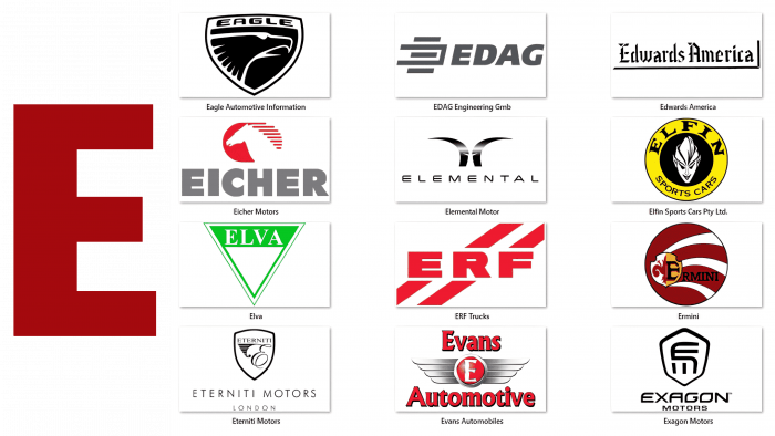 Cars Brands that start with E