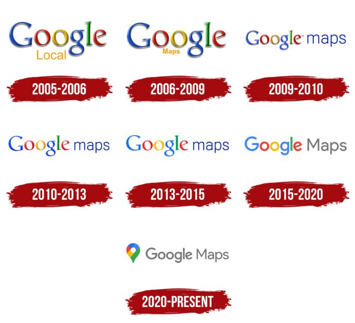 Google Maps Logo History