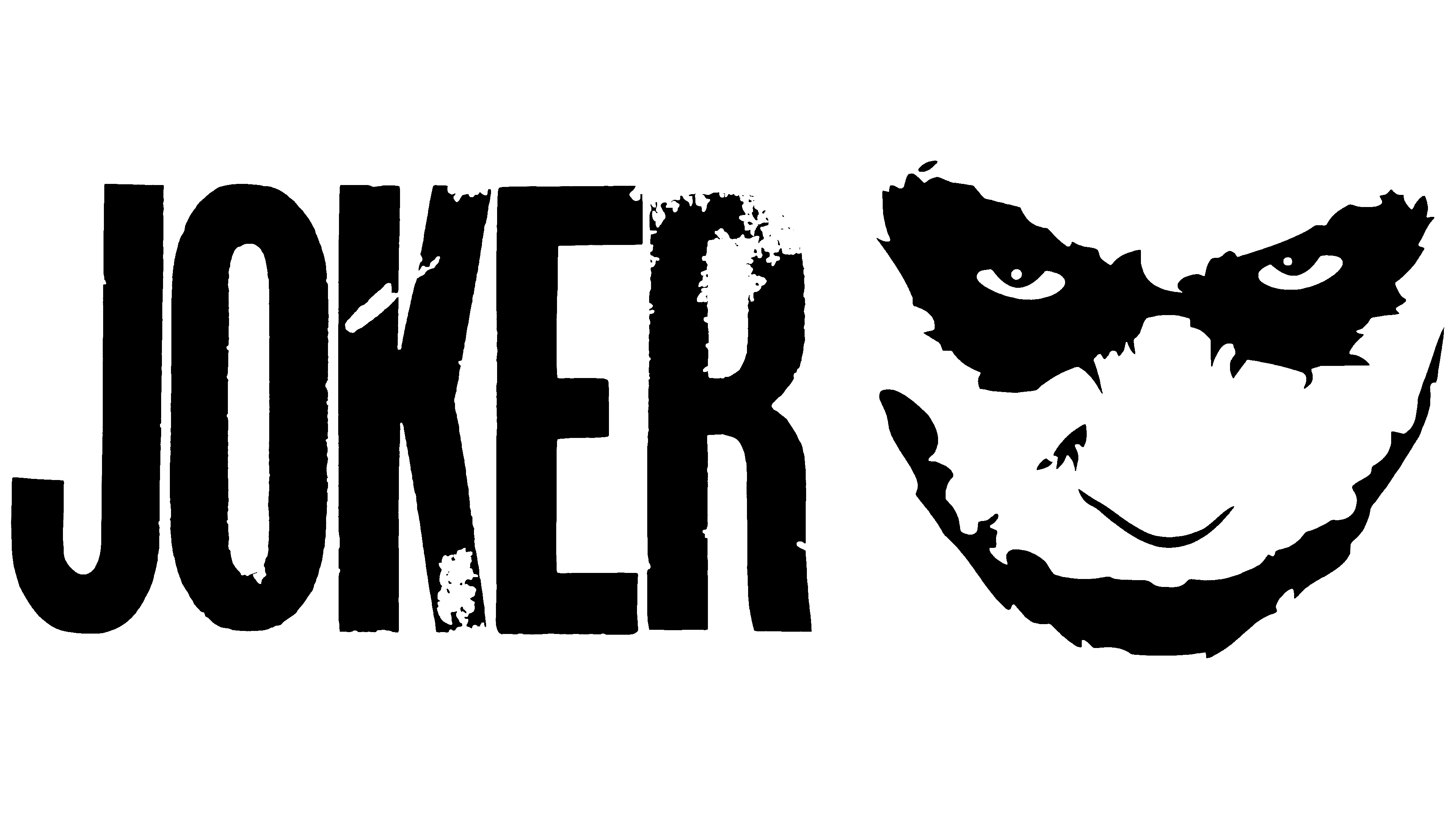 Joker clown face logo mascot design with black isolated background 7538089  Vector Art at Vecteezy