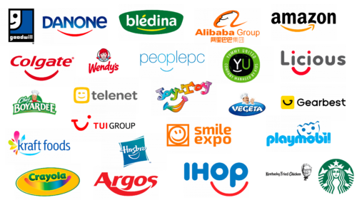 Most Famous Logos with a Smile