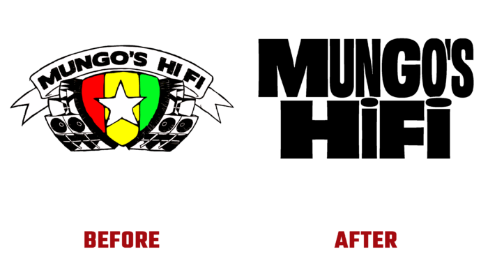 Mungo's Hi Fi Before and After Logo (history)