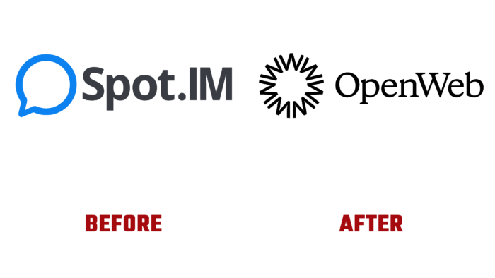 OpenWeb Before and After Logo (history)