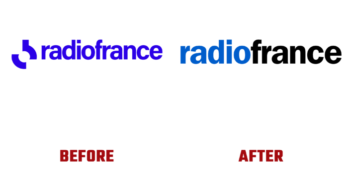 Radio France Before and After Logo (history)