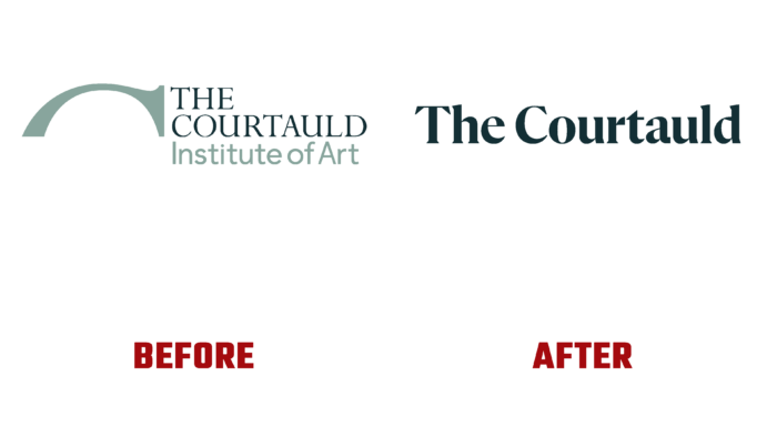 The Courtauld Before and After Logo (history)