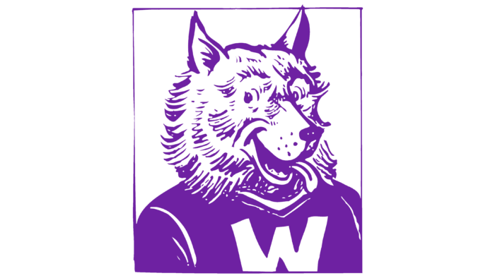 Washington Huskies Logo 1959