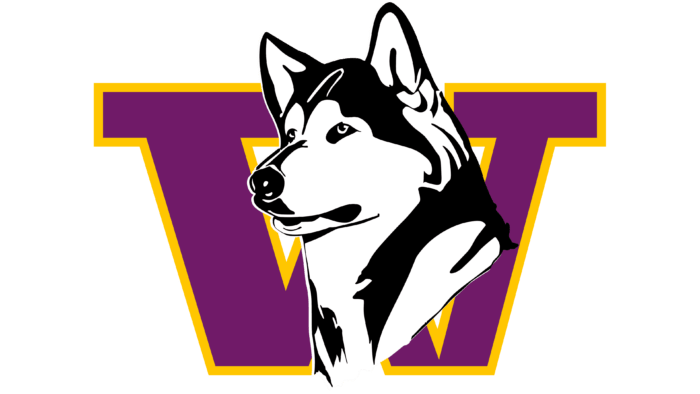 Washington Huskies Logo 1995