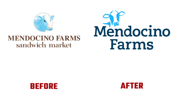 Mendocino Farms Before and After Logo (History)