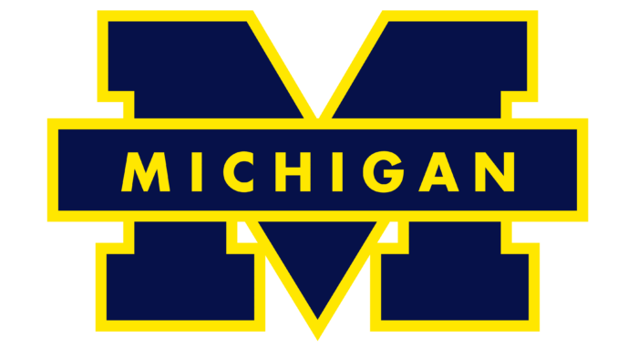 Michigan Wolverines Logo 1988