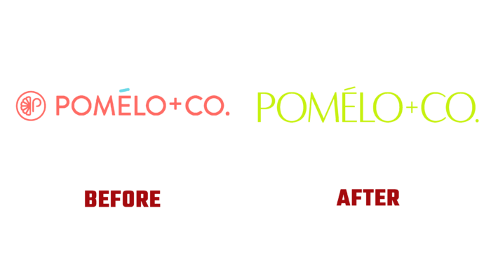 Pomelo+Co Before and After Logo (History)