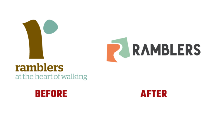 Ramblers Before and After Logo (History)