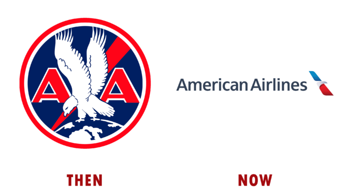 American Airlines Inc. Logo (then and now)