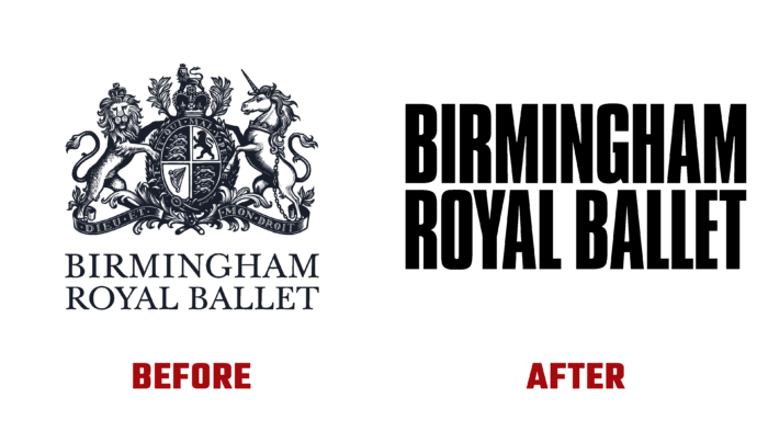 Birmingham Royal Ballet Before and After Logo (History)