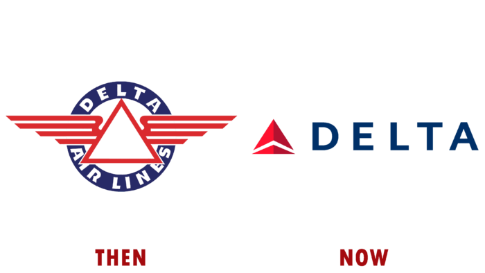 Delta Logo (then and now)