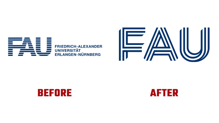 FAU Before and After Logo (History)