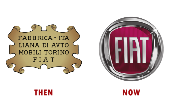 Fiat Logo (then and now)