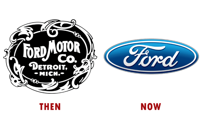 Ford Logo (then and now)