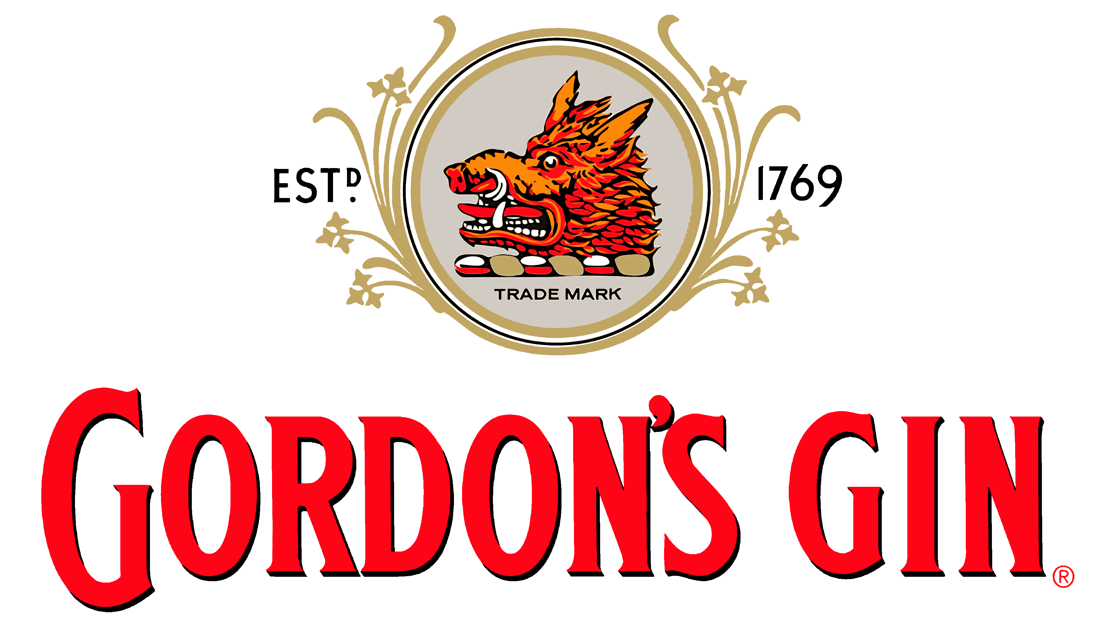 Drapeau ou fanion Gin GORDON'S 