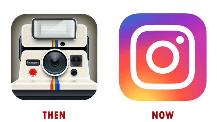 Instagram Logo (then and now)