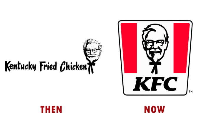 KFC Logo (then and now)