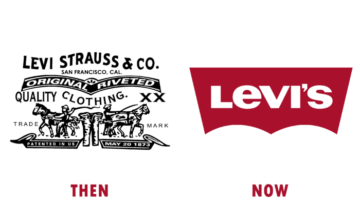 Levi’s Logo (then and now)