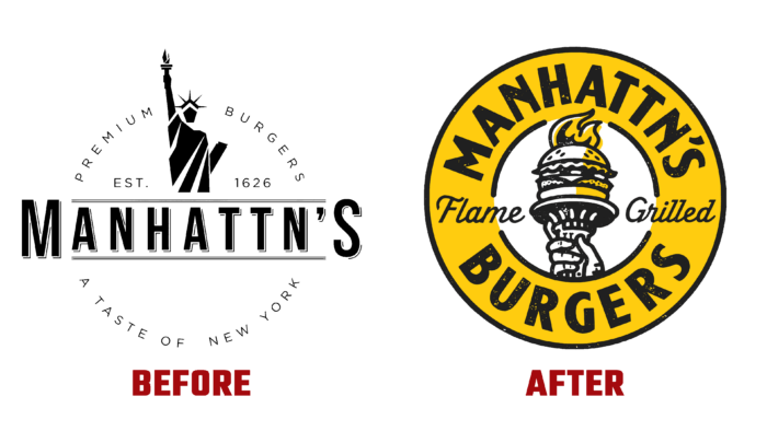 Manhattn’s Before and After Logo (History)