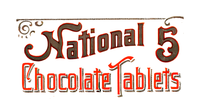 National Chocolate Tablets Logo 1890