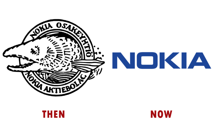 Nokia Logo (then and now)